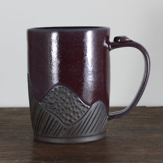 Handmade etched mug
