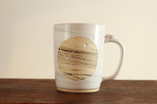 Handmade Nature Scene mug