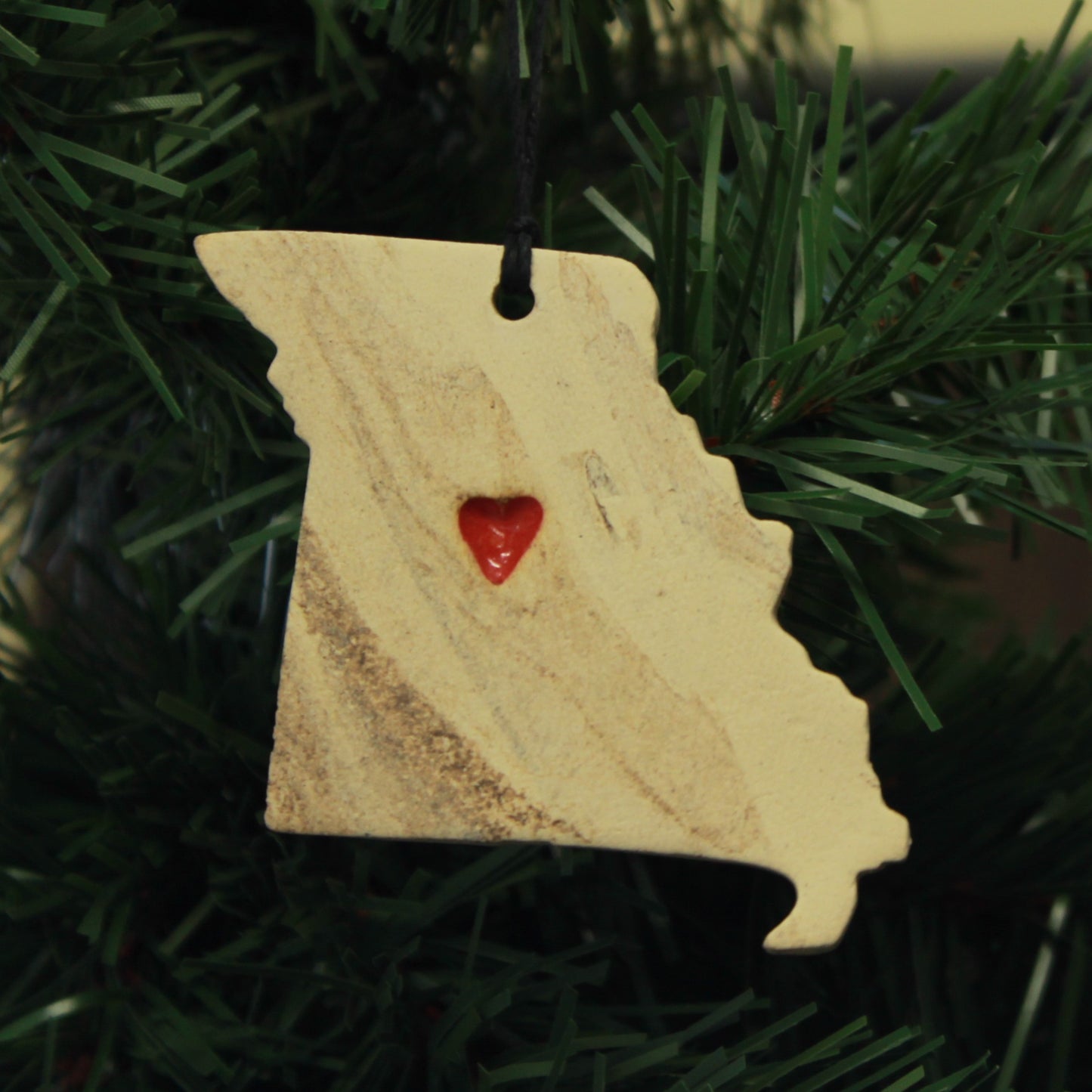 Handmade Missouri ornament