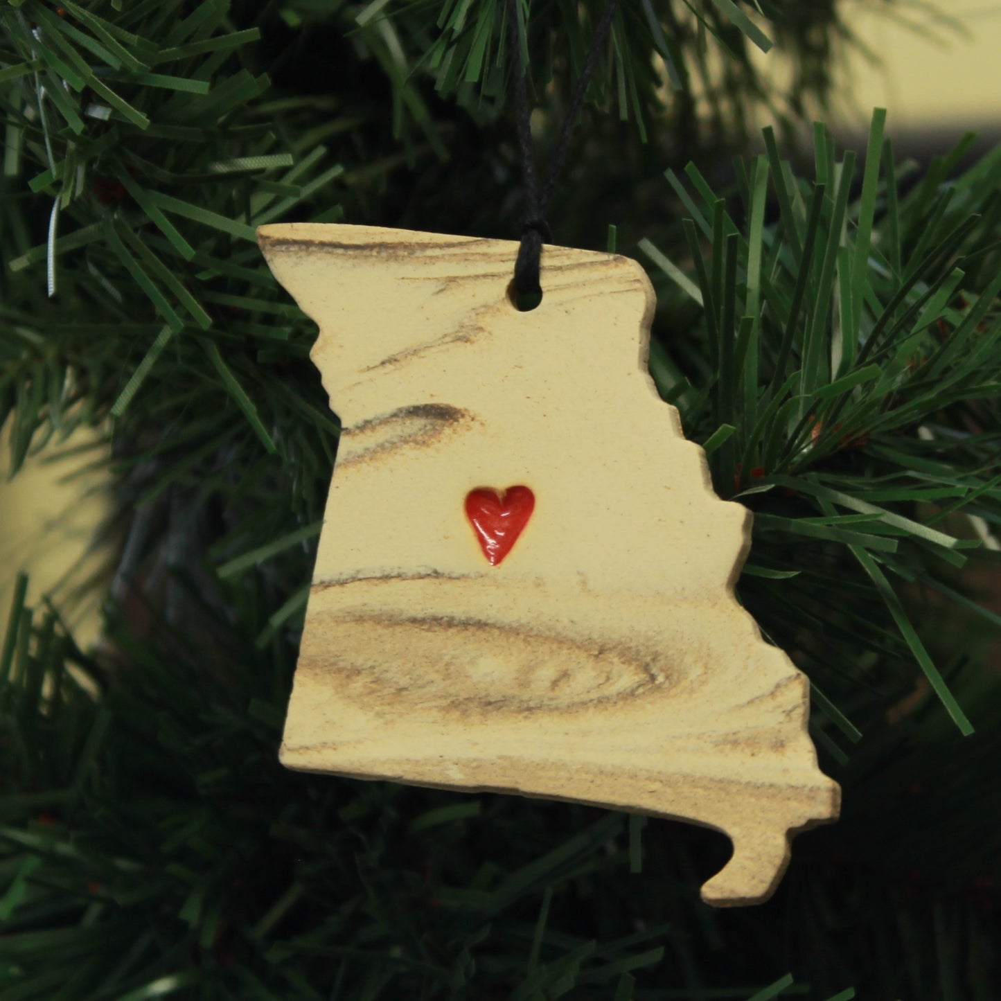 Handmade Missouri ornament