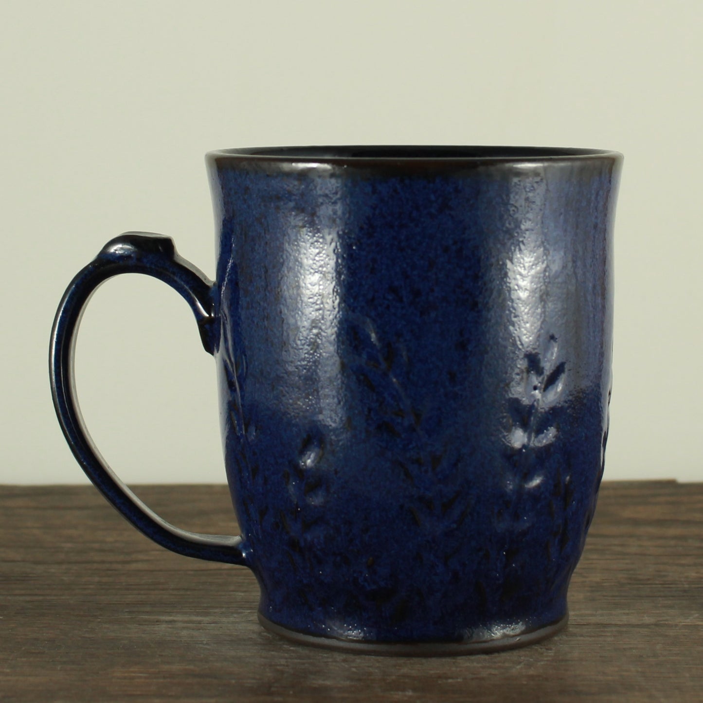 Handmade etched mug