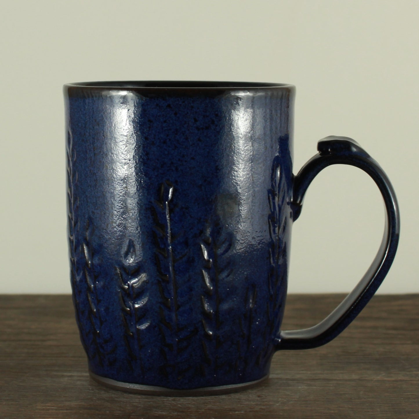 Handmade etched mug