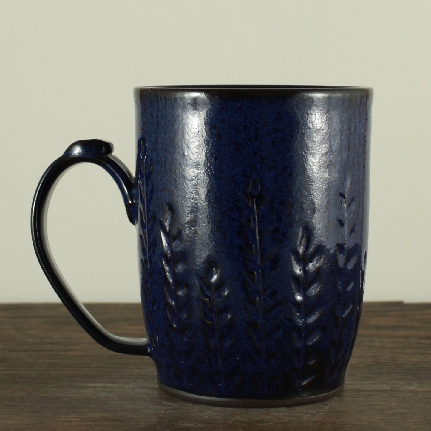 Handmade etched mug